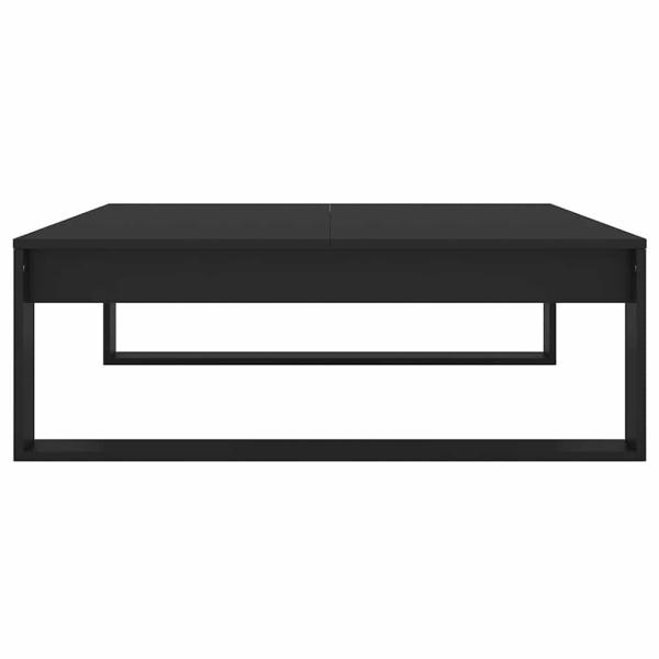 Couchtisch Schwarz 100x100x35 cm Holzwerkstoff
