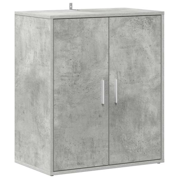 Schuhschrank Betongrau 60x35x70 cm Holzwerkstoff