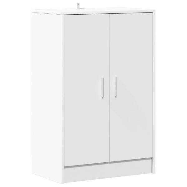 Schuhschrank Weiß 60x35x92 cm Holzwerkstoff