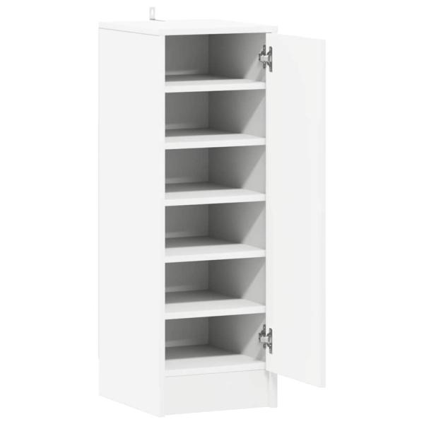 Schuhschrank Weiß 32x35x92 cm Holzwerkstoff