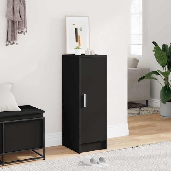 ARDEBO.de - Schuhschränke 32 x 35 x 92 cm Schwarz 6 Fächer für Schuhe