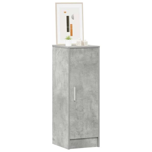 Schuhschrank Betongrau 32x35x92 cm Holzwerkstoff