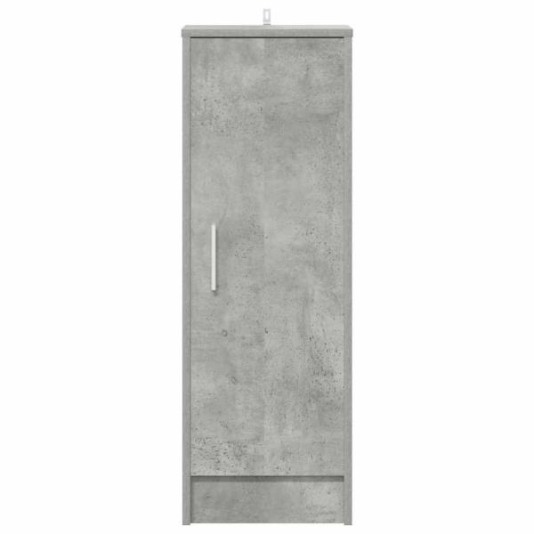 Schuhschrank Betongrau 32x35x92 cm Holzwerkstoff