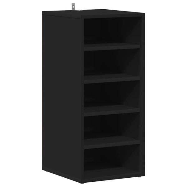 Schuhschränke 31,5 x 35 x 70 cm Schwarz 5 Paar Schuhe