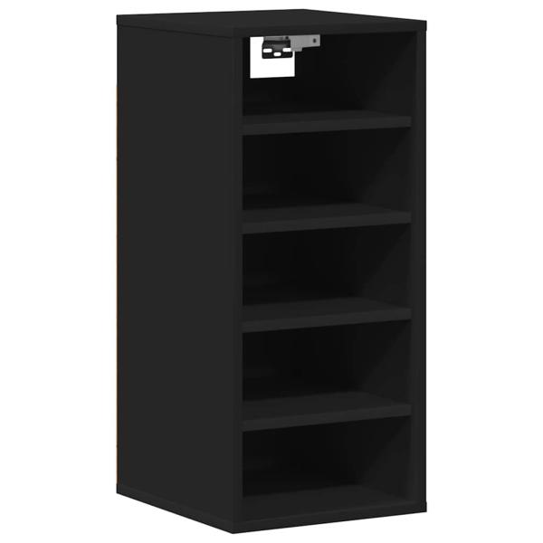 Schuhschränke 31,5 x 35 x 70 cm Schwarz 6 Fächer für Schuhe