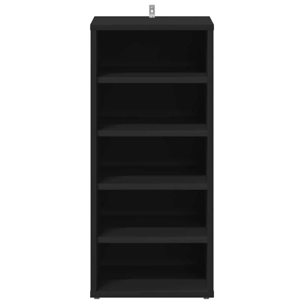 Schuhschränke 31,5 x 35 x 70 cm Schwarz 6 Fächer für Schuhe