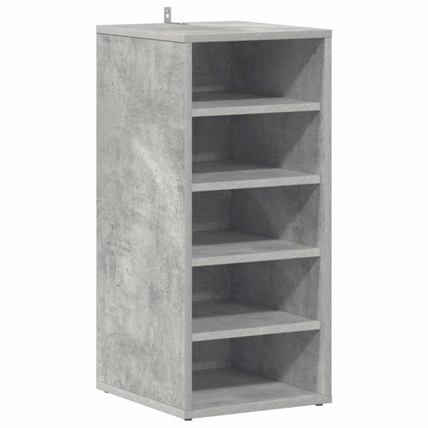 Schuhschränke 31,5 x 35 x 70 cm Betongrau 6 Fächer für Schuhe
