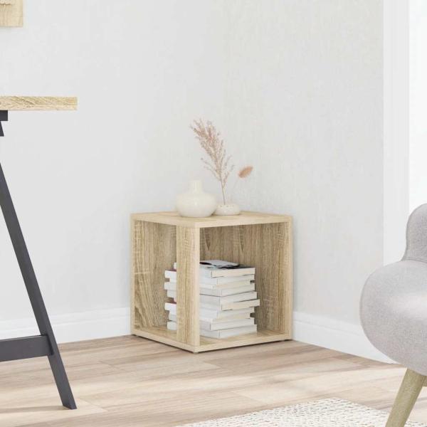 ARDEBO.de - Beistelltisch Sonoma-Eiche 33x33x34,5 cm Holzwerkstoff