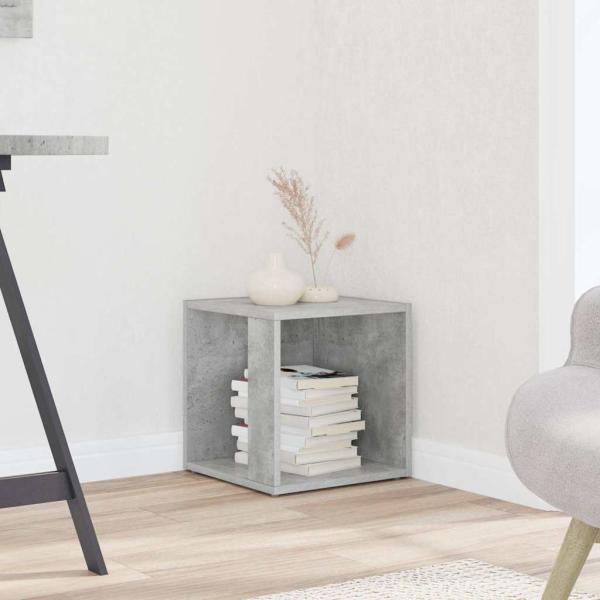 ARDEBO.de - Beistelltisch Betongrau 33x33x34,5 cm Holzwerkstoff