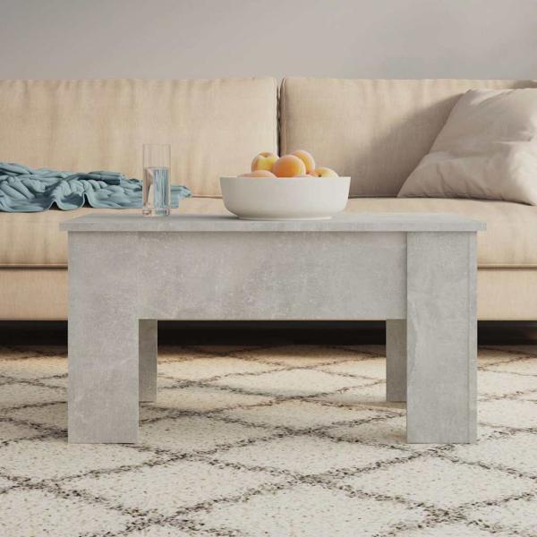 ARDEBO.de - Couchtisch Betongrau 79x49x41 cm Holzwerkstoff