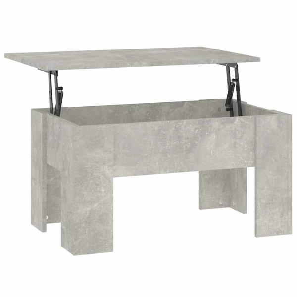 Couchtisch Betongrau 79x49x41 cm Holzwerkstoff