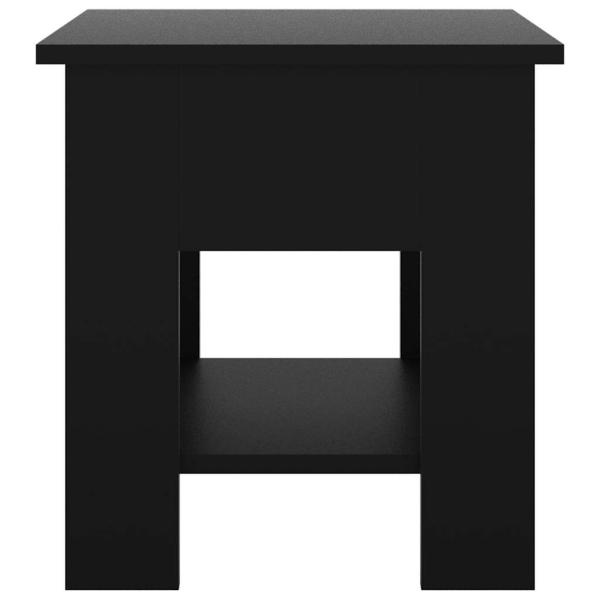 Couchtisch Schwarz 40x40x42 cm Holzwerkstoff