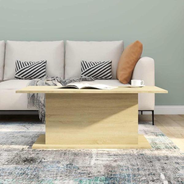 Couchtisch Sonoma-Eiche 102x55,5x40 cm Holzwerkstoff