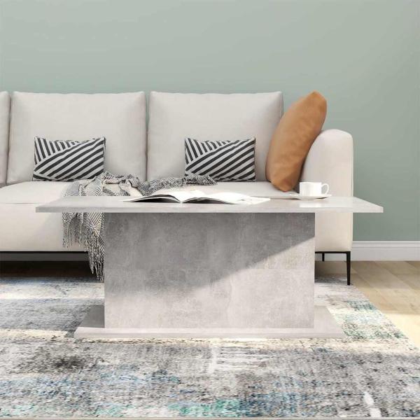 Couchtisch Betongrau 102x55,5x40 cm Holzwerkstoff