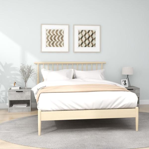ARDEBO.de - Nachttische 2 stk. 40 x 39 x 40 cm Holzwerkstoff
