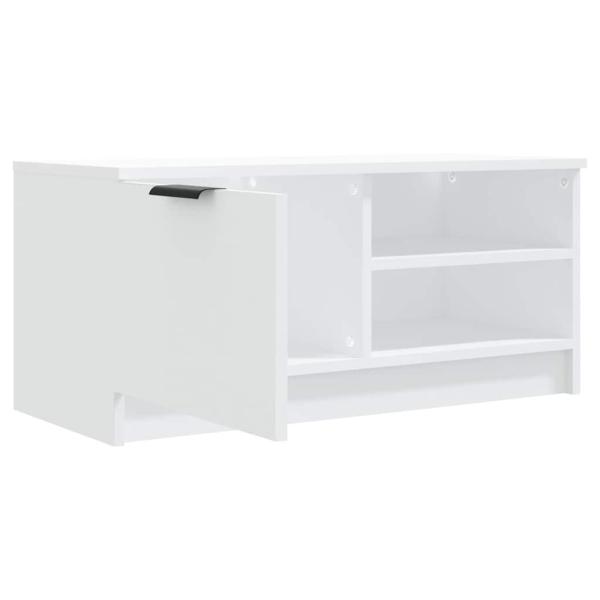 TV-Schrank Weiß 80x35x36,5 cm Holzwerkstoff