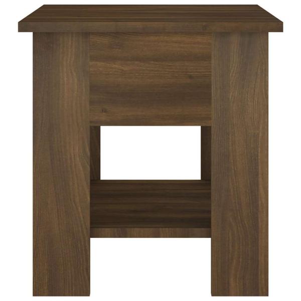 Couchtisch Braun Eichen-Optik 40x40x42 cm Holzwerkstoff