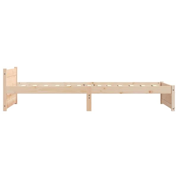 Massivholzbett 90x200 cm