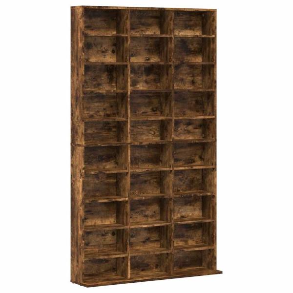 CD-Regal Räuchereiche 102x23x177,5 cm Holzwerkstoff