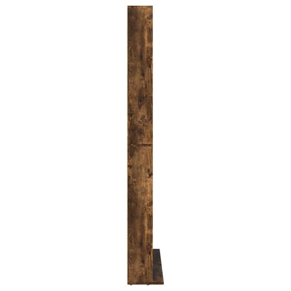 CD-Regal Räuchereiche 102x23x177,5 cm Holzwerkstoff