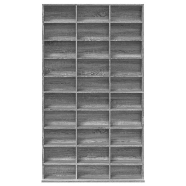 CD-Regal Grau Sonoma 102x23x177,5 cm Holzwerkstoff