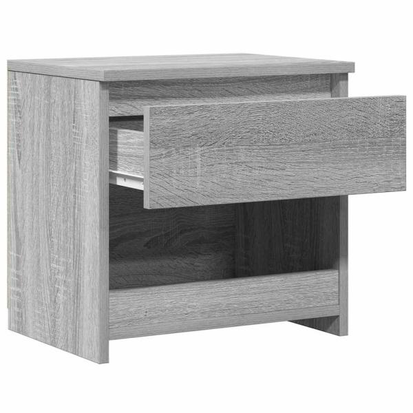 Nachttische 2 Stk. Grau Sonoma 40x30x39 cm Holzwerkstoff