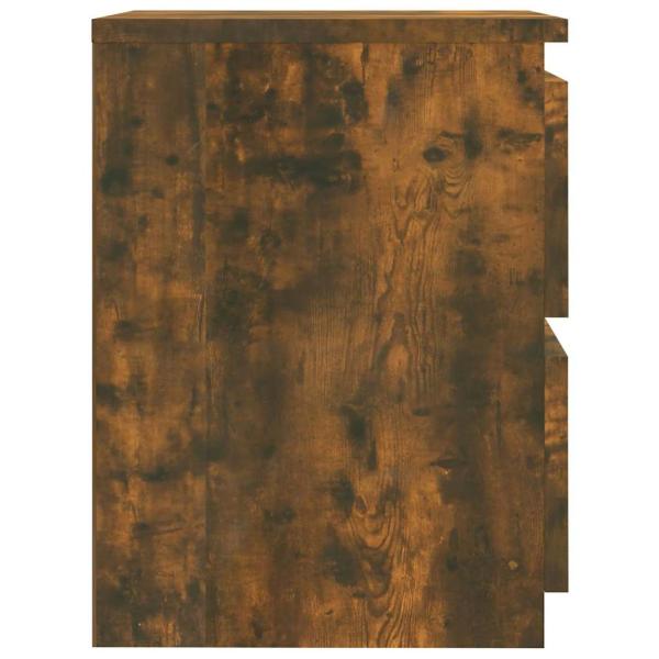 Nachttisch Räuchereiche 30x30x40 cm Holzwerkstoff