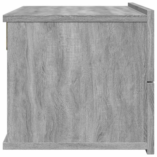 Nachttisch Grau Sonoma 40x30x30 cm Holzwerkstoff