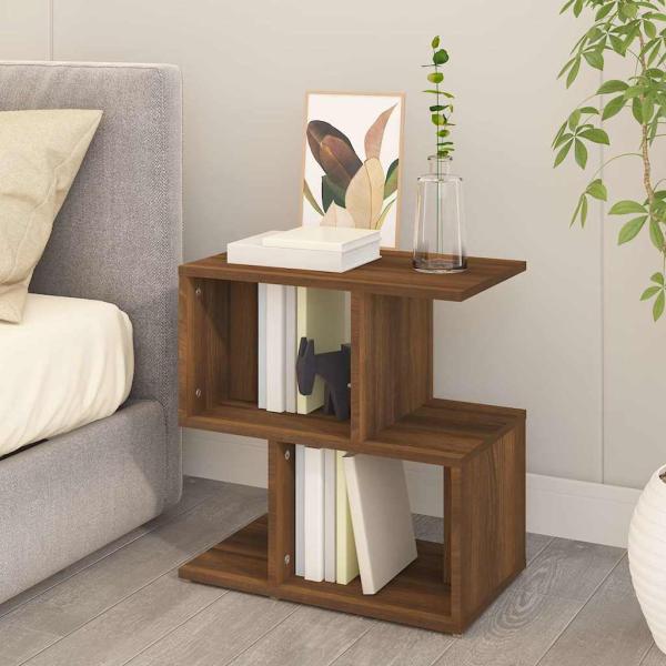 Nachttisch Braun Eichen-Optik 50x30x51,5 cm Holzwerkstoff