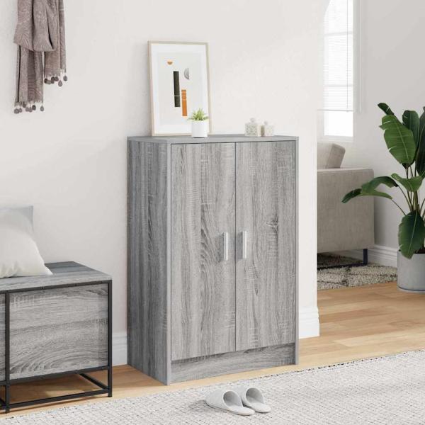 ARDEBO.de - Schuhschränke 60 x 35 x 92 cm Holzwerkstoff Sonoma-Grau