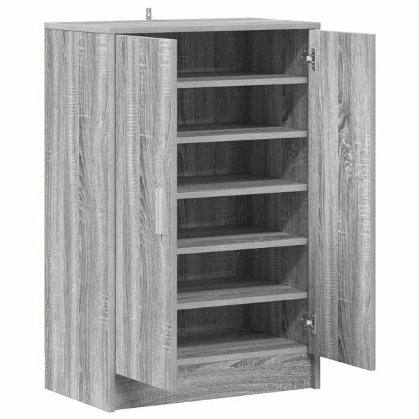 Schuhschränke 60 x 35 x 92 cm Holzwerkstoff Sonoma-Grau