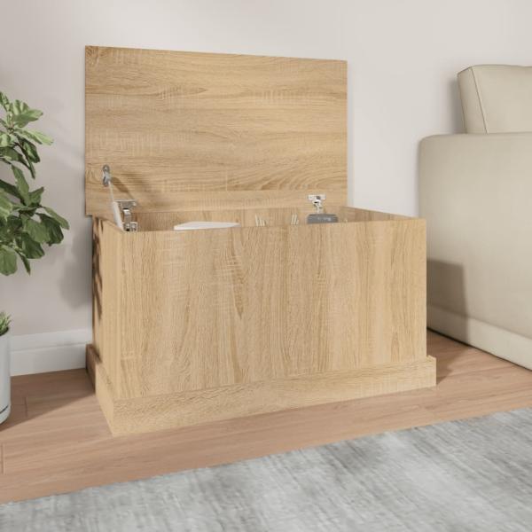 ARDEBO.de - Aufbewahrungsbox Sonoma-Eiche 70 x 40 x 38 cm Holzwerkstoff