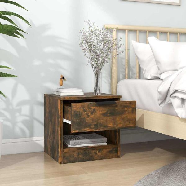 Nachttisch Räuchereiche Holzwerkstoff