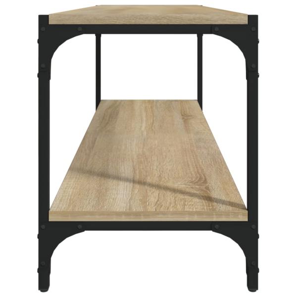 TV-Schrank Sonoma-Eiche 100x33x41 cm Holzwerkstoff und Stahl