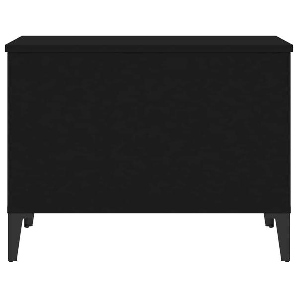 Couchtisch Schwarz 60x44,5x45 cm Holzwerkstoff