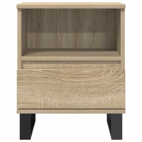 Nachttische 2 Stk. Sonoma-Eiche 40x35x50 cm Holzwerkstoff