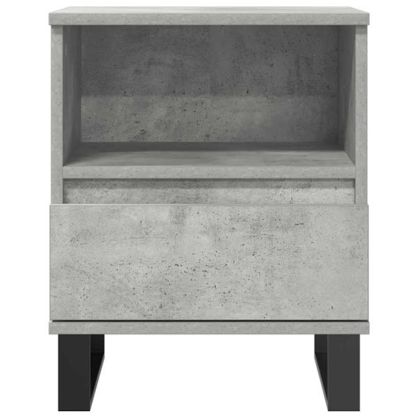 Nachttisch Betongrau 40x35x50 cm Holzwerkstoff