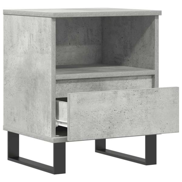 Nachttisch Betongrau 40x35x50 cm Holzwerkstoff