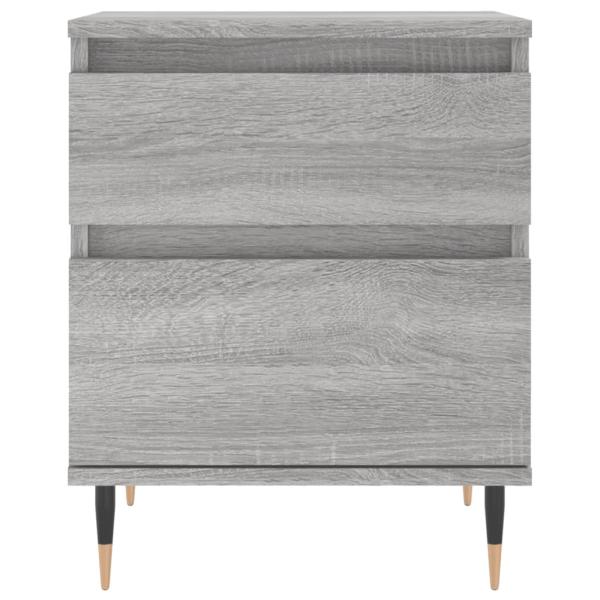 Nachttisch Grau Sonoma 40x35x50 cm Holzwerkstoff