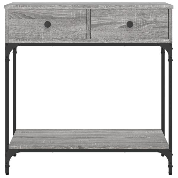 Konsolentisch Grau Sonoma 75x34,5x75 cm Holzwerkstoff