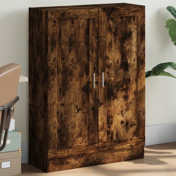 ARDEBO.de - Bücherschrank Räuchereiche 82,5x30,5x115 cm Holzwerkstoff