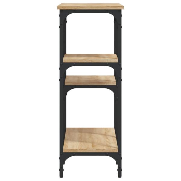 Konsolentisch Sonoma-Eiche 80 x 29 x 75 cm Holzwerkstoff
