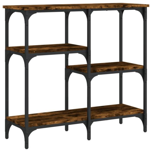Konsolentisch R?uchereiche 80x29x75 cm Holzwerkstoff