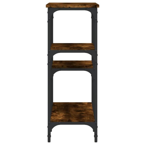 Konsolentisch R?uchereiche 80x29x75 cm Holzwerkstoff