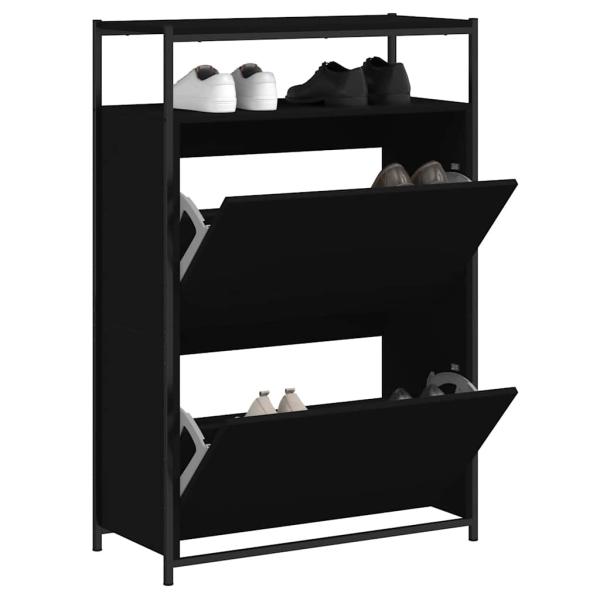 ARDEBO.de - Schuhschrank Schwarz