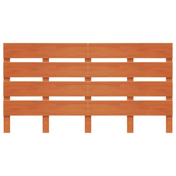 Kopfteil Wachsbraun 150 cm Massivholz Kiefer