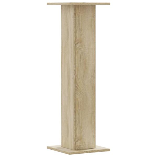 Lautsprecherständer 2Stk. Sonoma-Eiche 30x30x95cm Holzwerkstoff