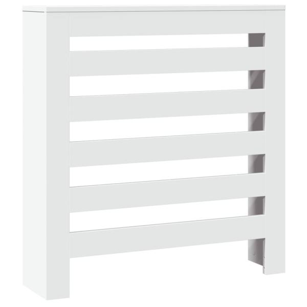 Heizkörperverkleidung Weiß 78x20x82 cm Holzwerkstoff