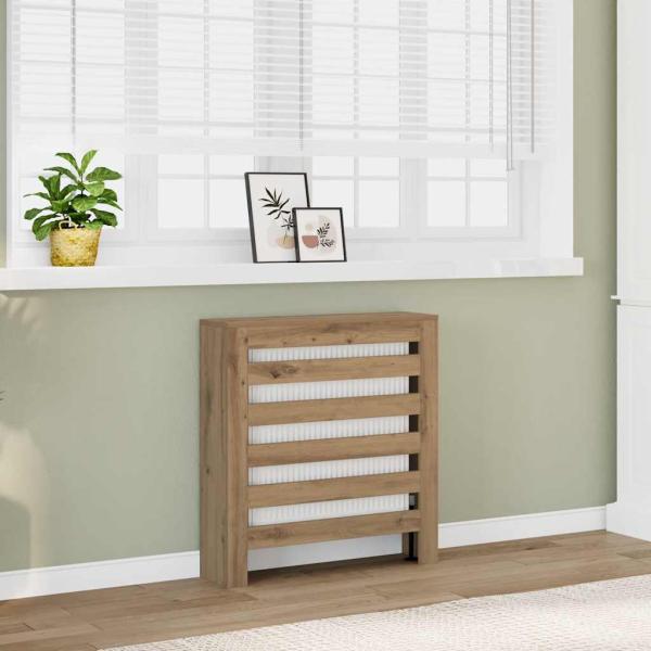 ARDEBO.de - Heizkörperverkleidung Artisan-Eiche 78x20x82 cm Holzwerkstoff
