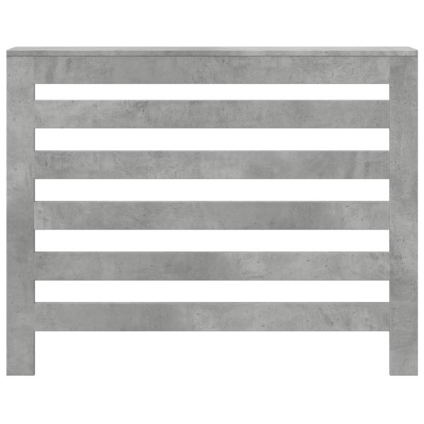 Heizkörperabdeckung Betongrau 104 x 20 x 82 cm Holzwerkstoff